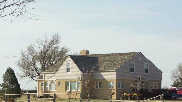 The home in southwest Kansas where four members of the Clutter family were killed in 1959.