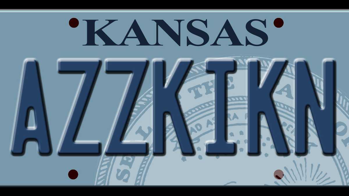 See the license plates you can't have in Kansas