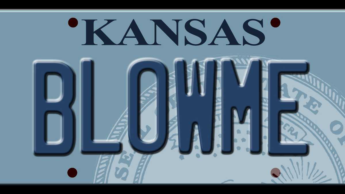 See the license plates you can't have in Kansas
