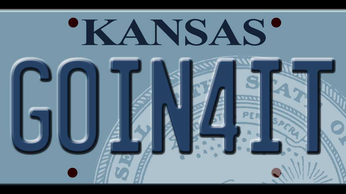 See the license plates you can't have in Kansas
