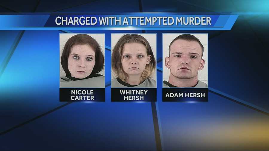 3 charged with attempted murder in Shawnee appear in court