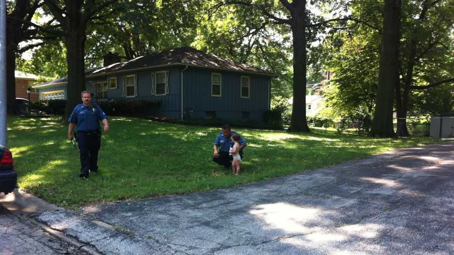 Child found wandering neighborhood reunited with father