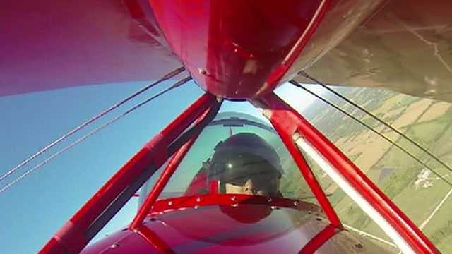 Aerobatic pilot goes through high-flying workout