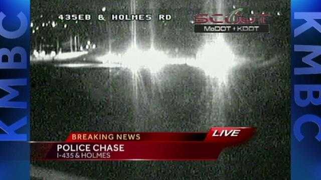 Police chase ends with crash in KCMO