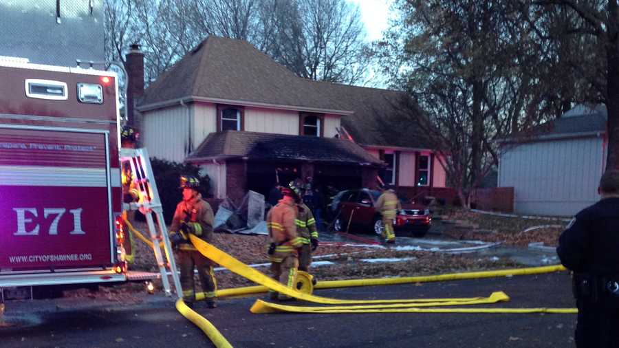 Images: Shawnee home heavily damaged by fire