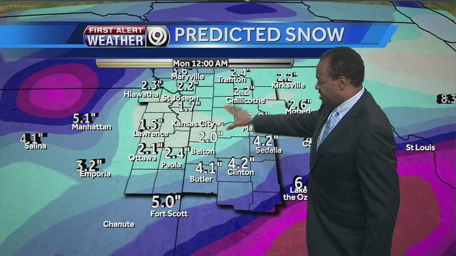KMBC's Bryan Busby tells us how cold it'll get through the weekend, plus how much snow we could see Thursday night into Friday and then Saturday into Sunday.