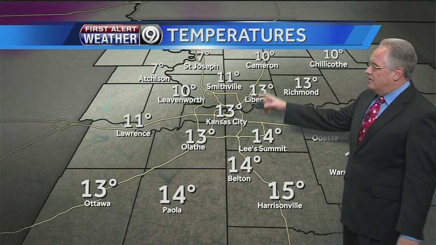 KMBC's Joel Nichols tells us how much warmer it'll get this week and whether we'll see rain or snow by Friday.