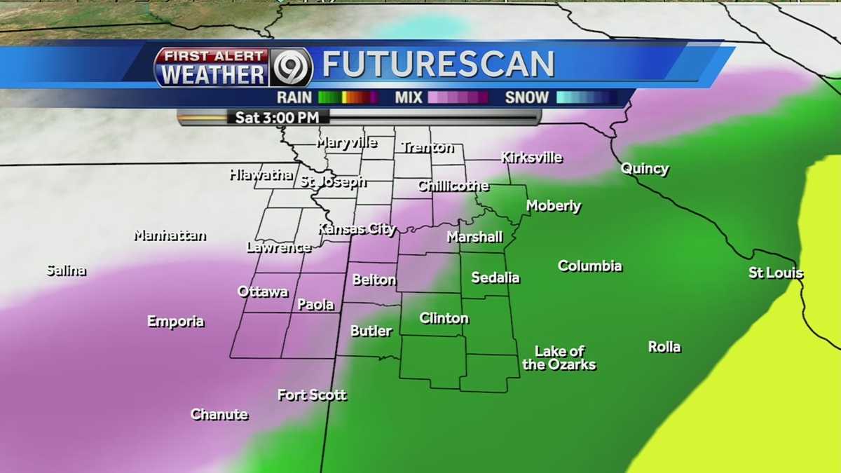 UPDATED: Hour-by-hour forecast for weekend storm