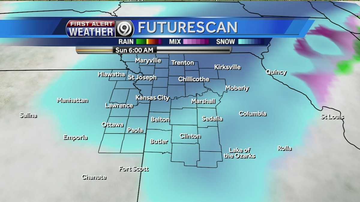 UPDATED Hourbyhour forecast for weekend storm