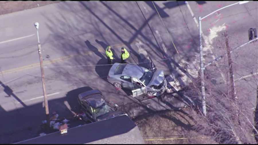 Images: Innocent bystander killed in crash following police chase