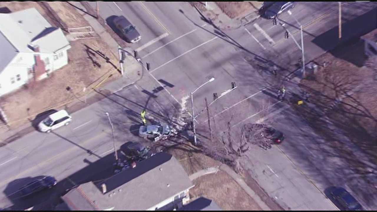 Images: Innocent Bystander Killed In Crash Following Police Chase