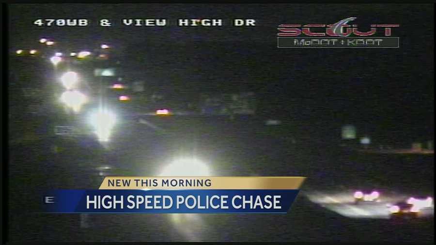 A high speed police chase overnight in Kansas City, Mo., ended in a spot you may not expect.