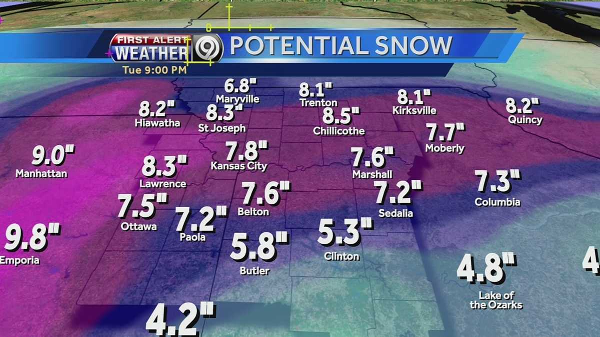 Hour-by-hour snowfall forecast: See how much snow you'll get