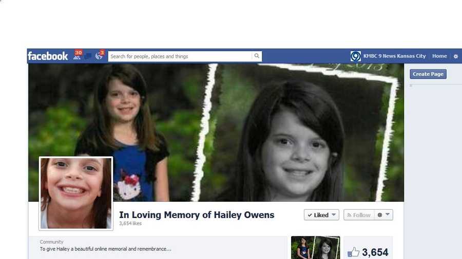 This Facebook Group "In Loving Memory of Hailey Owens" is one of many avenues people are sending thoughts and prayers. 