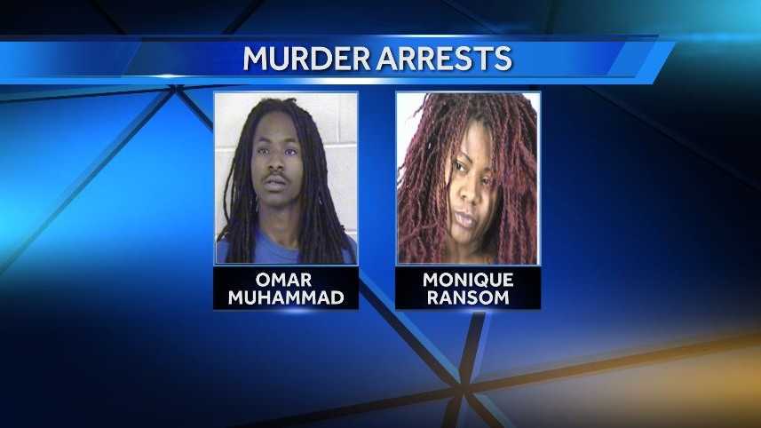 Omar Muhammad and Monique Ransom face charges of 2nd degree murder and armed criminal action. 