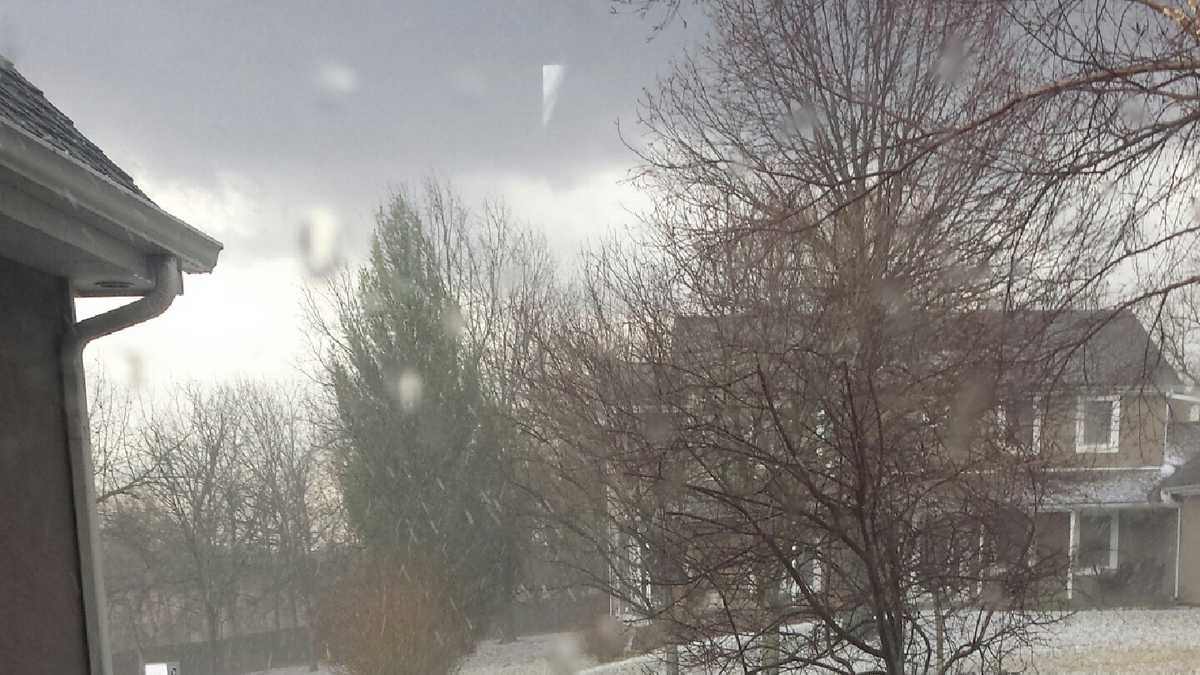 Severe storms drop hail across Kansas City metro