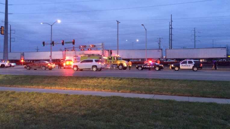 Pedestrian dies after being struck by train