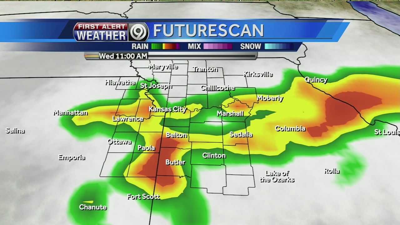 See Timeline For Storms Wednesday