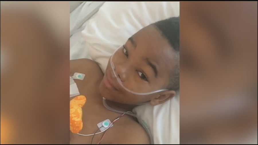 10-year-old Ka'Vyea Tyson is recovering after a deadly shooting in which his father was killed.