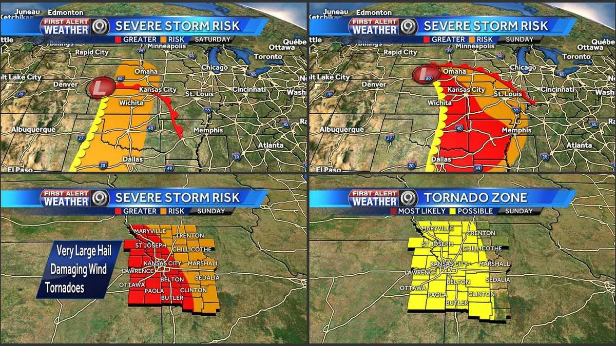 Severe weather possible this weekend
