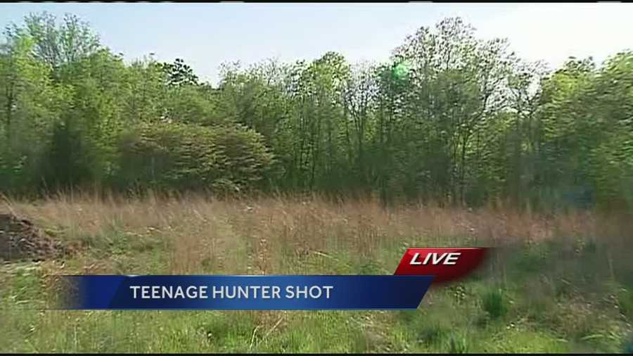 A turkey hunter was shot while hunting this week near Smithville Lake, and police are looking for the shooter.