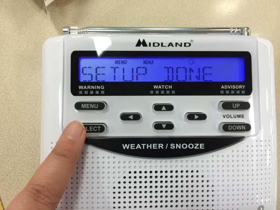Learn how to program your weather radio