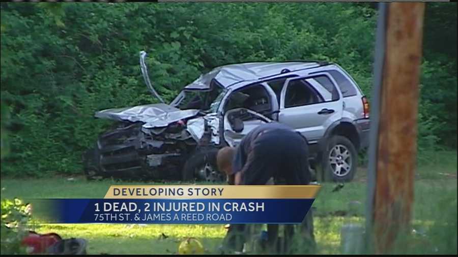One person died and two others were injured in a high speed crash Sunday night.