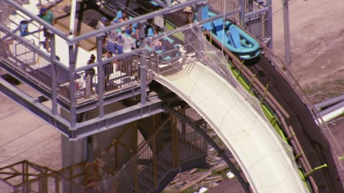 Images See the world's tallest water slide in action