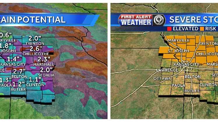 Heavy rain and strong storms possible Wednesday and Thursday