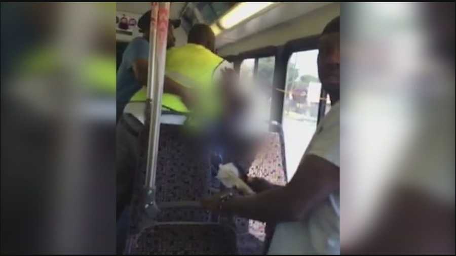 A fight between two passengers on a KCATA bus was captured on camera and the agency is explaining how it handles these situations.
