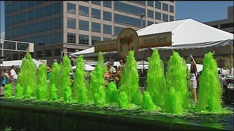 Crowds took advantage of a sunny afternoon to visit weekend festivals across the Kansas City area, including the Irish Fest at Crown Center and Santa-Cali-Gon Days in Independence.