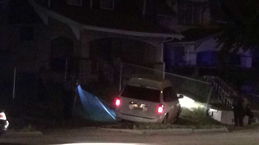 Police say no chase ensued after this minivan was stolen.  