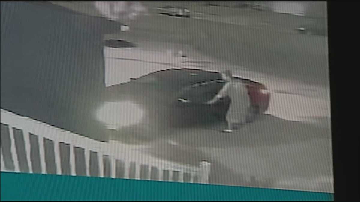 Surveillance camera catches car theft from man's garage