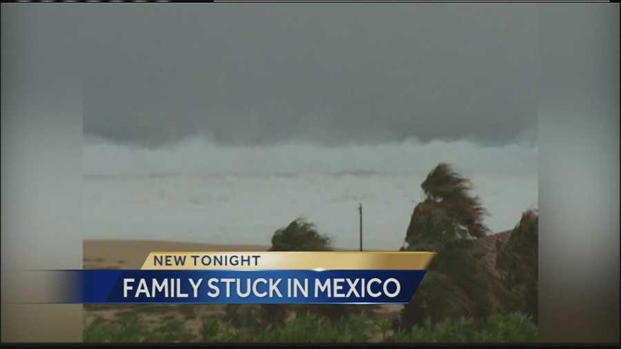 Members of a Kansas City-area family are stranded in Mexico after a hurricane devastated the resort area of Cabo San Lucas.