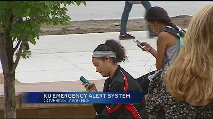 The University of Kansas has upgraded its emergency alert system and put that system through a test run Wednesday afternoon.