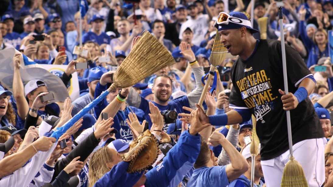 Royals beat Angels 8-3 to finish off ALDS sweep