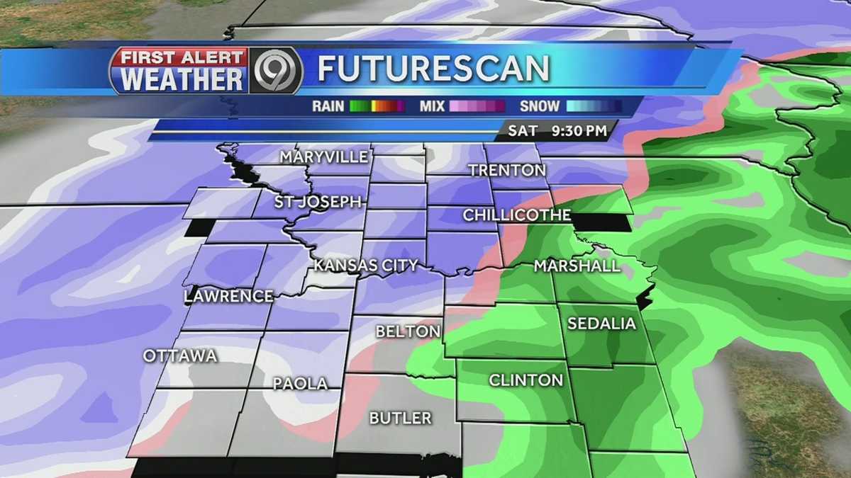 See timeline for rain, snow this weekend