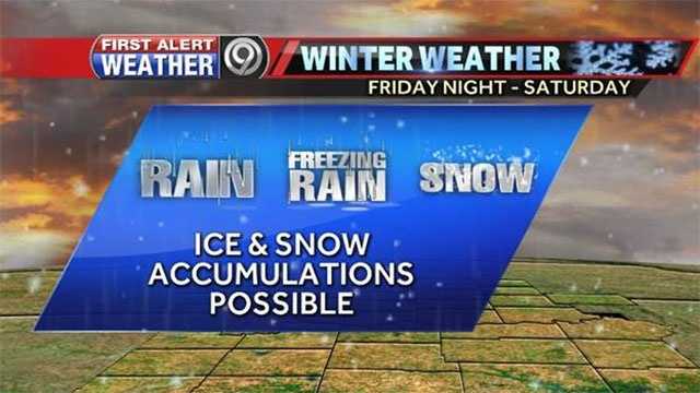 Wintry mix could make your Friday messy