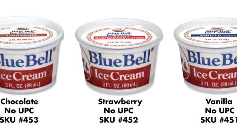 Strawberry  Blue Bell Ice Cream