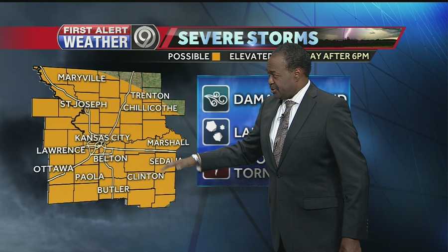 KMBC's Bryan Busby tells us when and where severe storms could develop for your Friday.