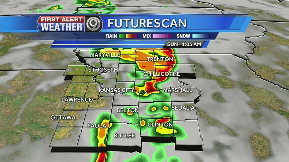 See timeline for rain, potential storms this weekend