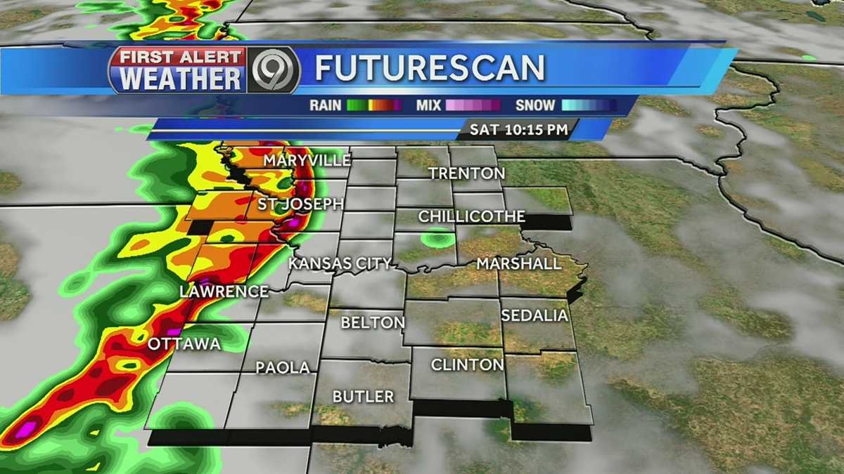 See timeline for rain, potential storms this weekend