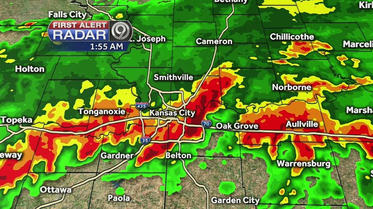 Radar: See Friday's storm as it moved through KC