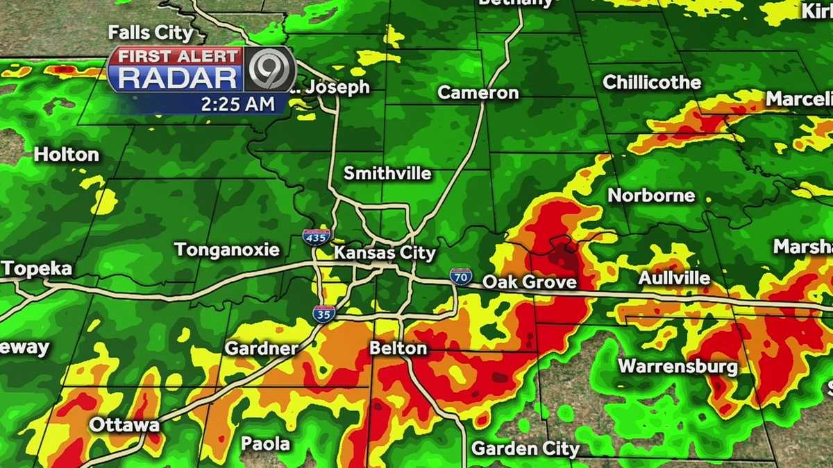 Radar: See Friday's storm as it moved through KC