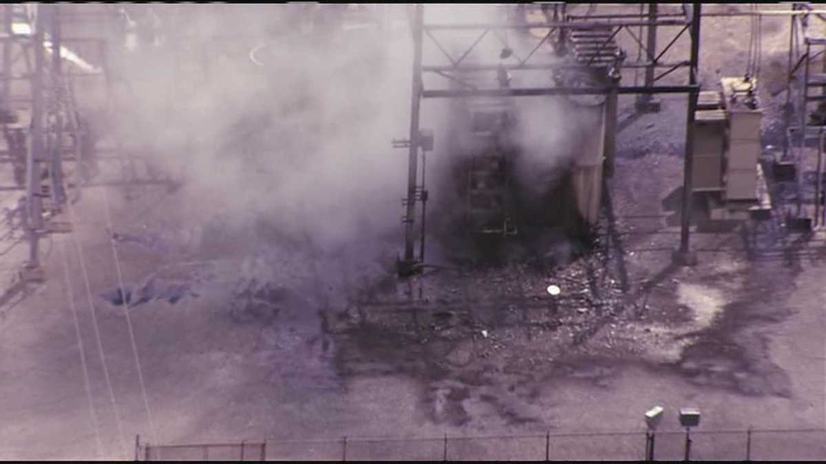 Large transformer explodes near Quindaro power station