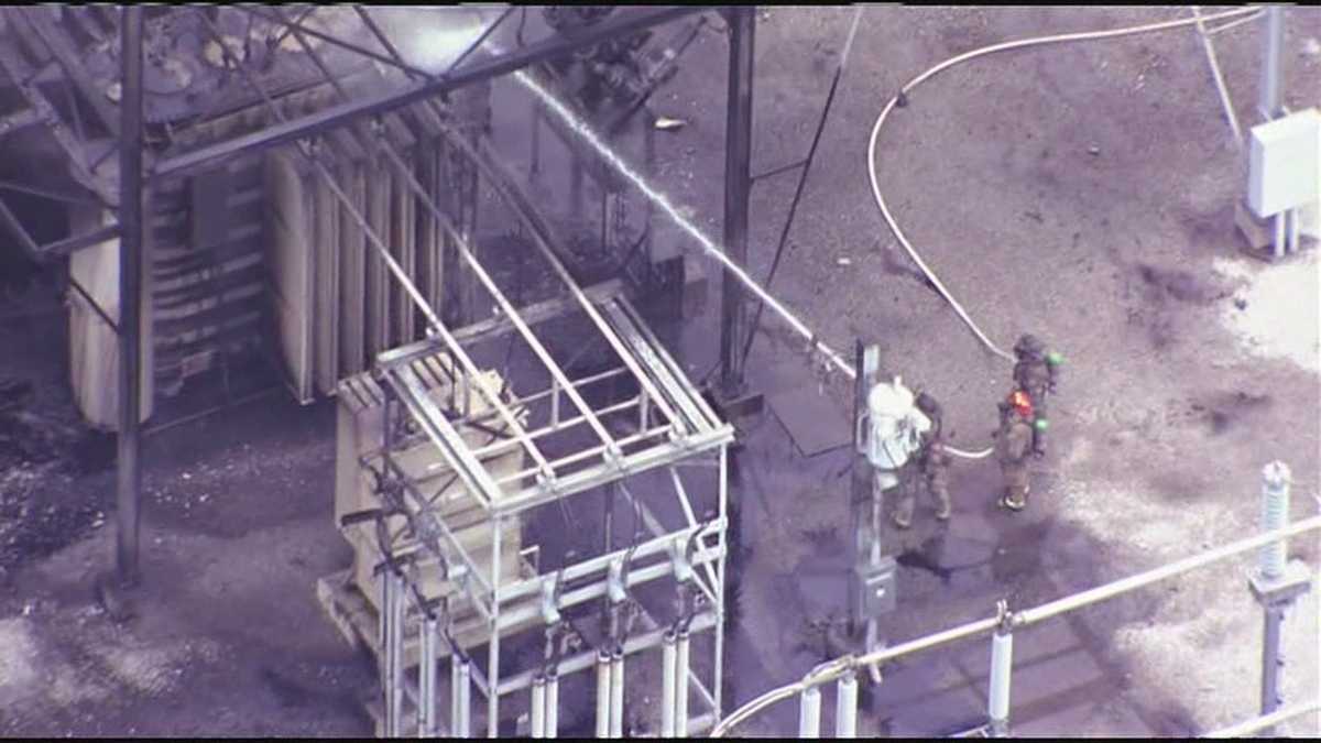 Large transformer explodes near Quindaro power station