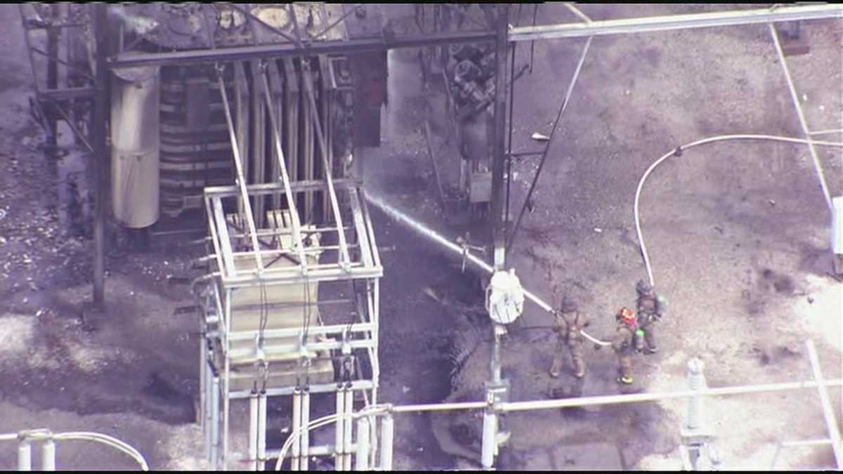 Large transformer explodes near Quindaro power station