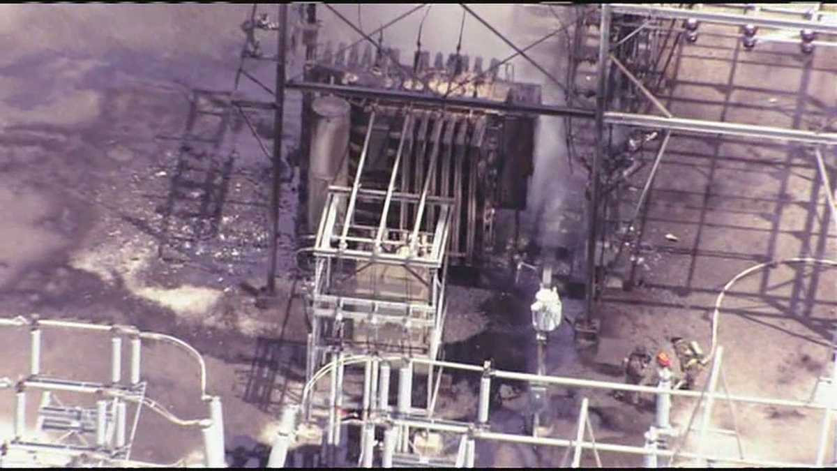 Large transformer explodes near Quindaro power station