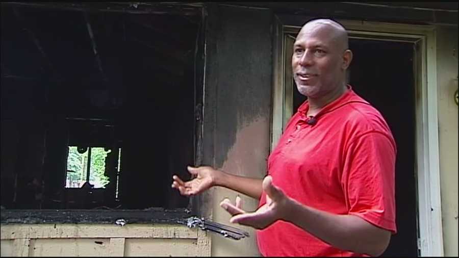 An Independence man lost his new home and everything inside it when it exploded Thursday, but he says he's blessed.
