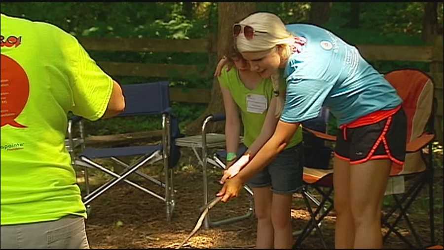 Participants at the Alphapointe Adventure Camp in Parkville may not be able to see like everyone else can, but they’ve shown they can do anything they set their minds to.